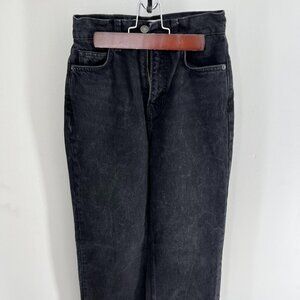 Reformation Wilder High Rise Wide Leg Jeans in Vana Black, 24 in waist, like new